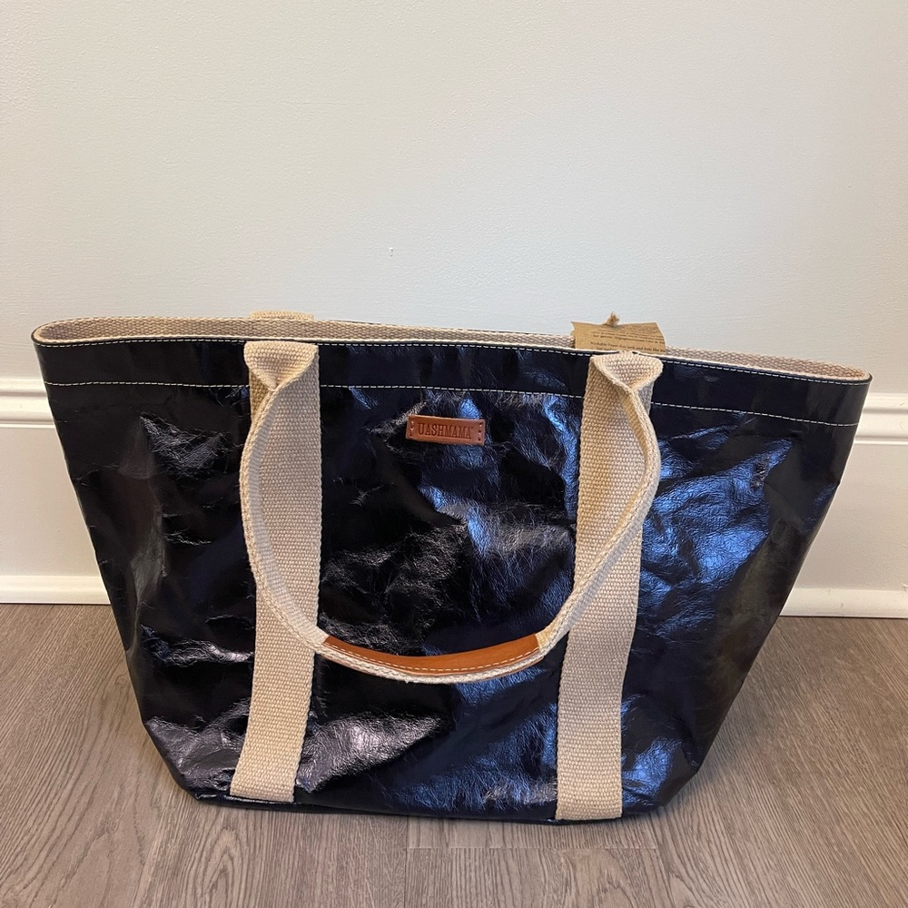 Uashmama Small Petrolio Tote Bag - Picture 2 of 5